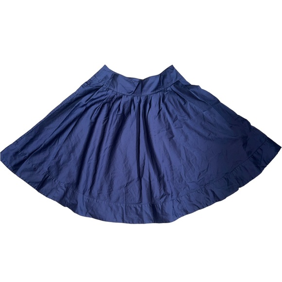New York and Company Flare MIDI Skirt Blue, Size 6 - Picture 3 of 5